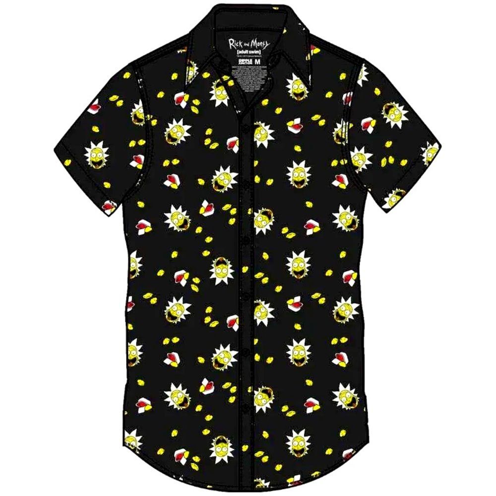 Ripple Junction x Rick and Morty Szechuan Sauce Button Shirt sz M